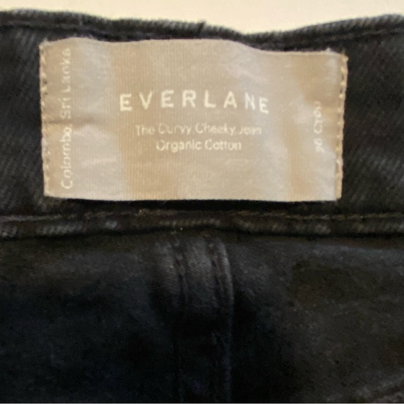 Everlane Curvy Cheeky Jean SZ 26 Crop, GUC, High waisted, slight stretch - Picture 12 of 13